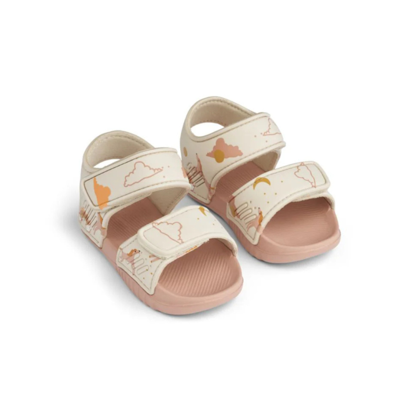 LIEWOOD Sandály Blumer - Dream / Ecru Velikost: 20