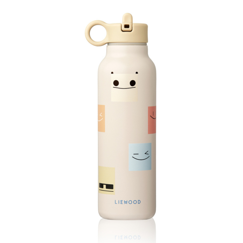 LIEWOOD Termo láhev Falk 500 ml - Smiley / Sandy