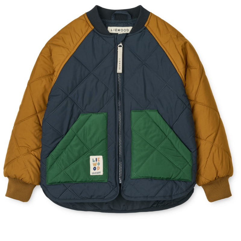 LIEWOOD Termo bunda Zella - Classic navy multi mix Velikost: 104