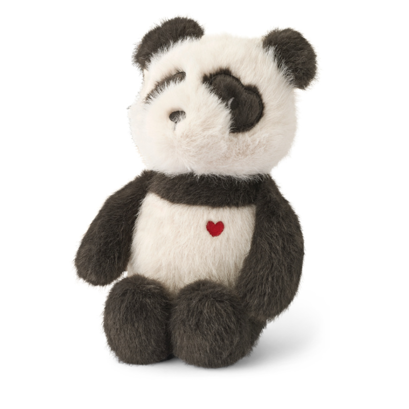 LIEWOOD Chrastítko Panda Dania Panda -  Sandy / Dark grey