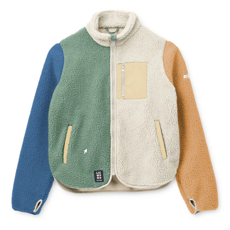 LIEWOOD Bunda Nelson Adult - Peppermint multi mix Velikost: 38