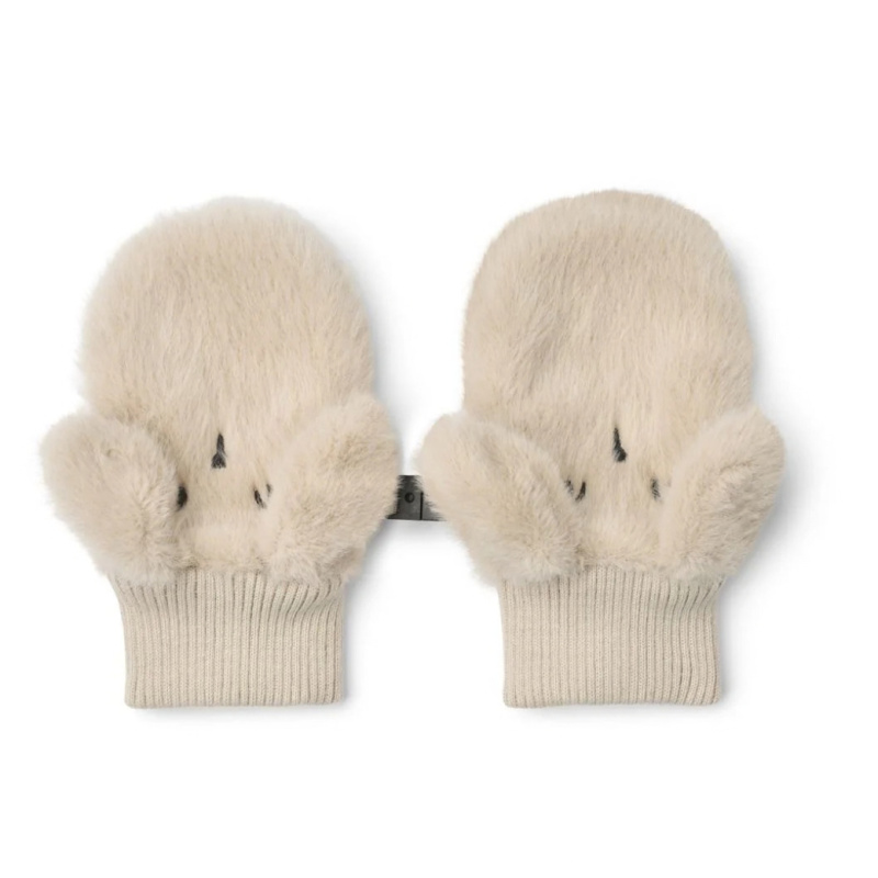 LIEWOOD Plyšové rukavice Lizzy Rabbit - Mist Velikost: 6-9m