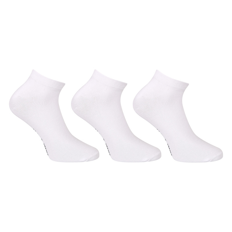 3PACK ponožky Jack and Jones bílé (12260079-white) uni