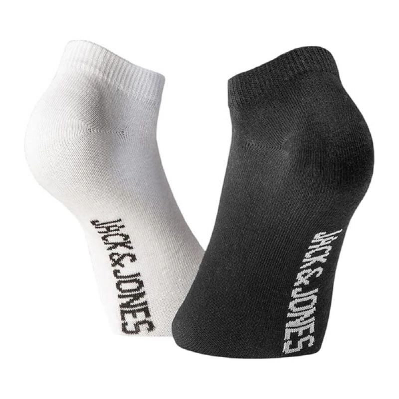 Jack&Jones Unisex 12pack ponožky 12260511 BLK/WHT 39-42
