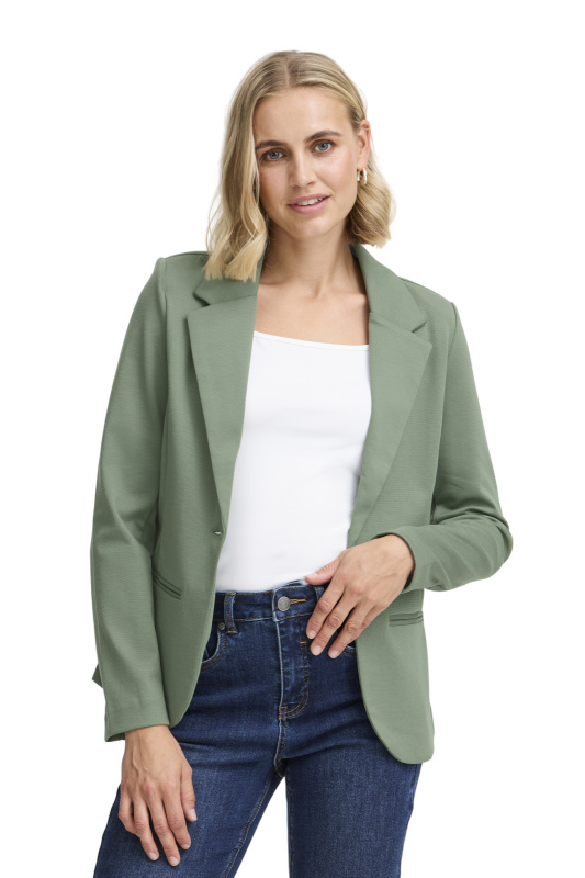 Dámské sako FRANSA zelené-XS