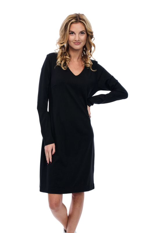 Dámské šaty FRANSA černé-XL