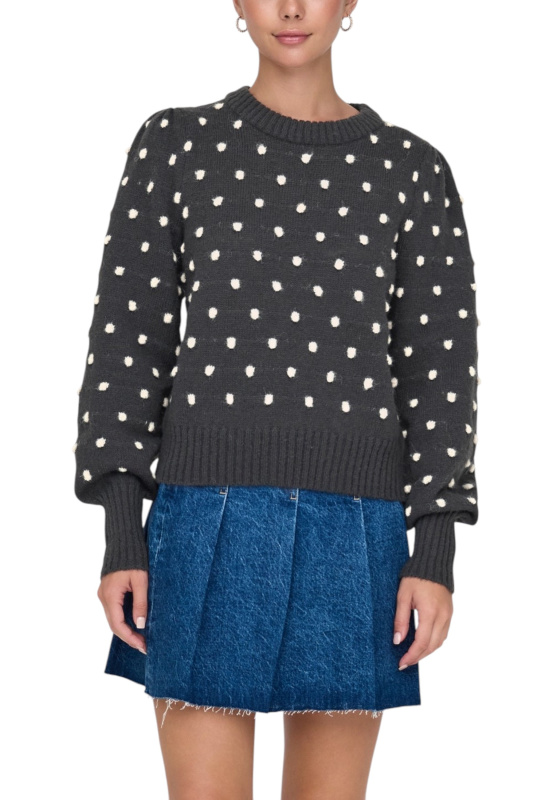 Jacqueline De Yong půlka dot svetr