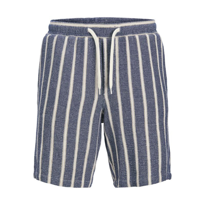 Jack&Jones krátké tepláky JPSTJAIDEN COBA STRIPE JOG SHORTS REG SN 12274413 OCEAN CAVERN L