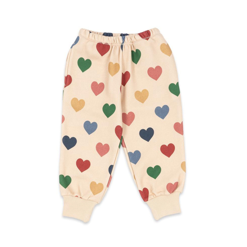 KONGES SLOJD Tepláky LOU - BON COEUR COLORÉ Velikost: 7-8Y
