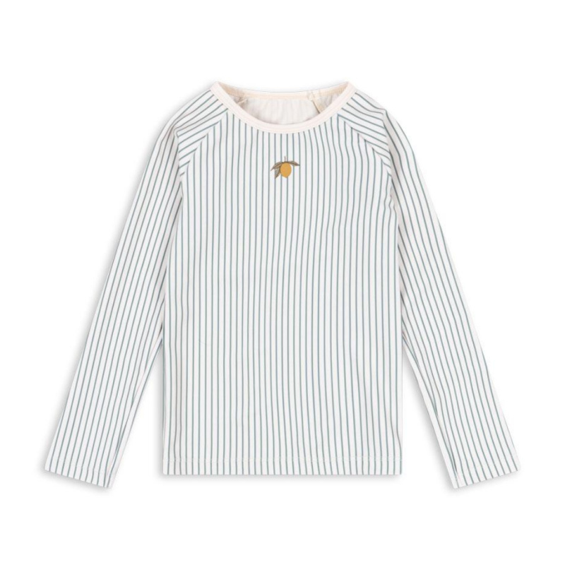 KONGES SLOJD Plavecké triko ASTER - TEA STRIPE Velikost: 3y