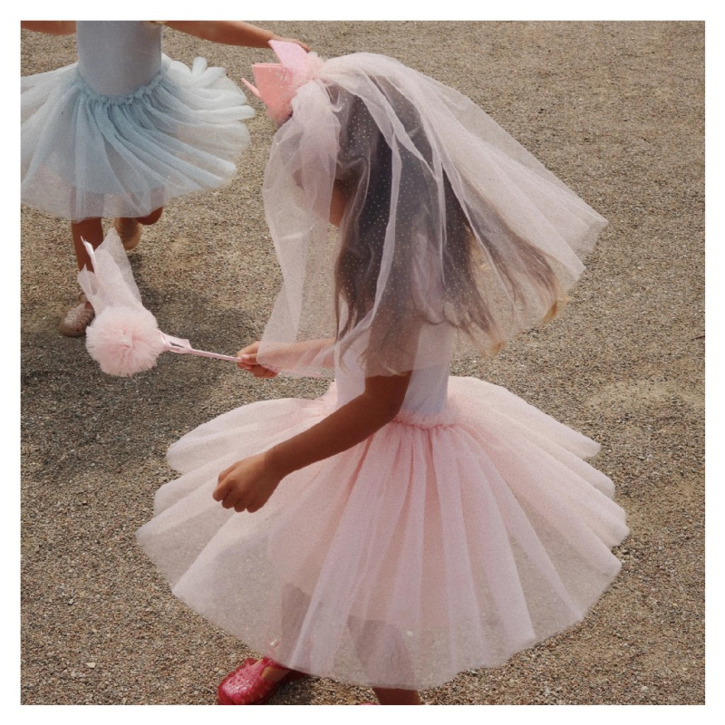 KONGES SLOJD Kostým princezny - CLOUD PINK Velikost: 5-6y