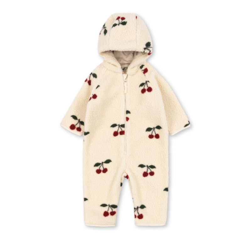KONGES SLOJD Overal JODY TEDDY - MA GRANDE CERISE Velikost: 6m