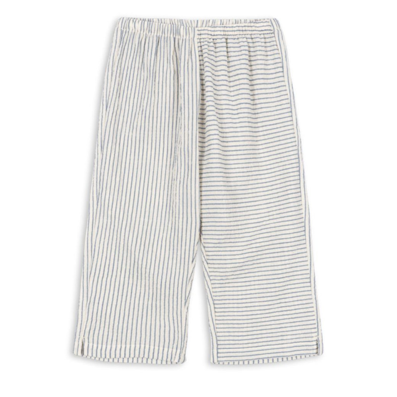 KONGES SLOJD x RHW Lehké kalhoty - STRIPE BLUE Velikost: 18m