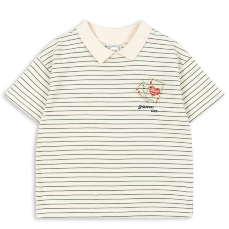 KONGES SLOJD KONES SLOJD x RHW Triko GAMEON - TERRA STRIPE Velikost: 18m