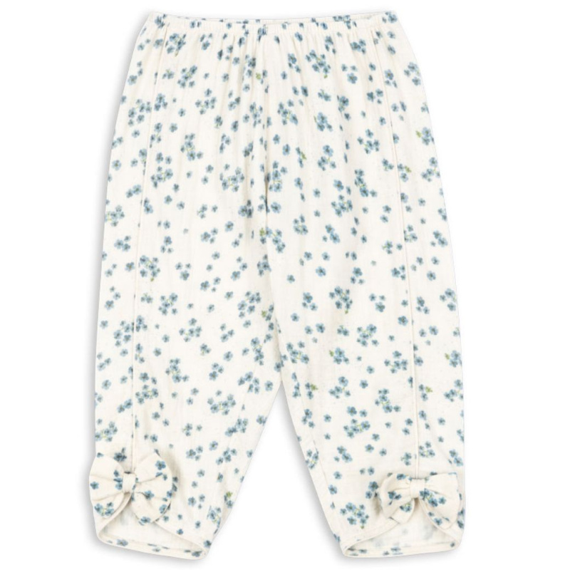 KONGES SLOJD x RHW Mušelínové kalhoty - FORGET ME NOT Velikost: 7-8Y