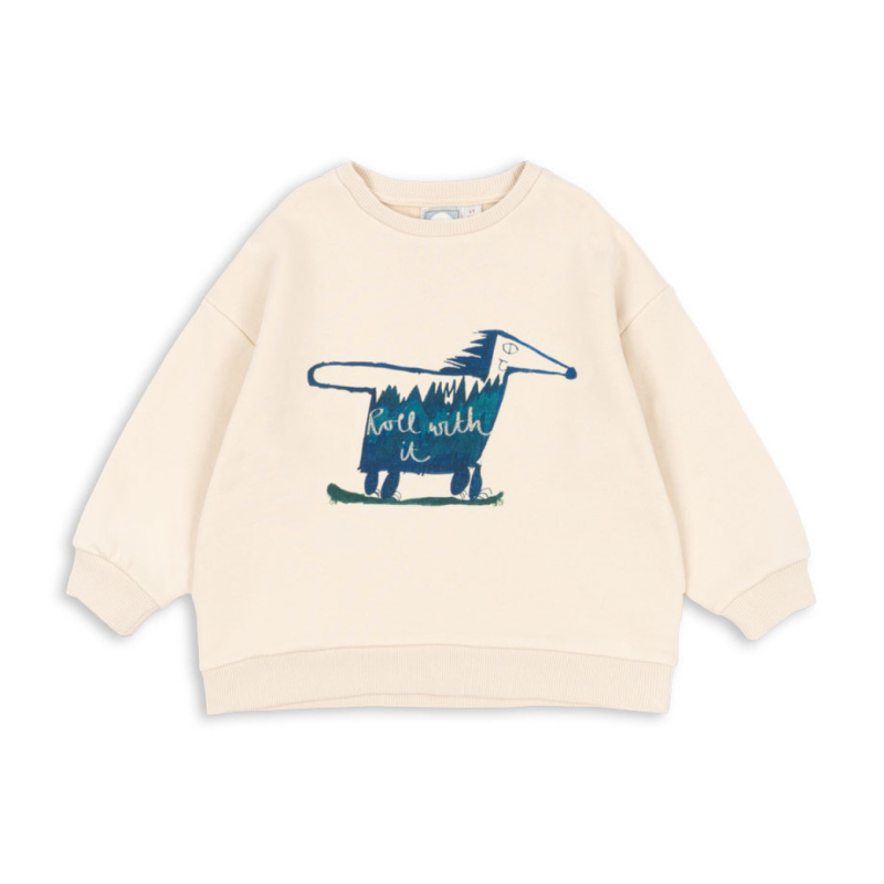KONGES SLOJD x RHW Mikina ROLLER - SUMMER SAND Velikost: 18m