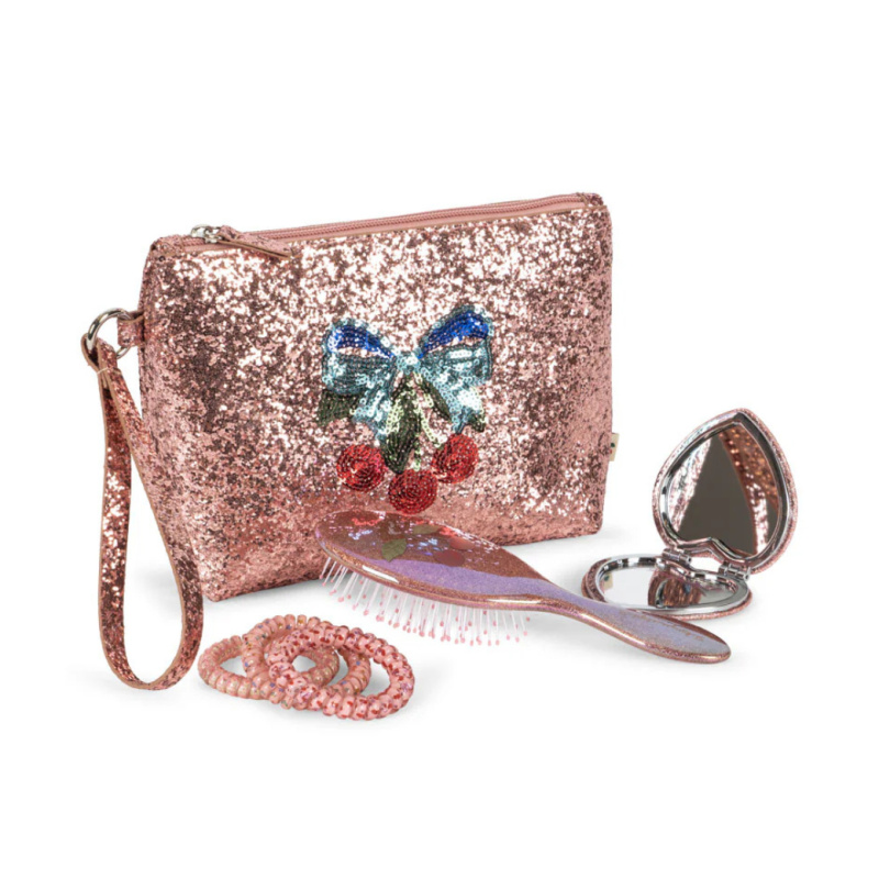 KONGES SLOJD Kosmetická taštička - GLITTER ROSE