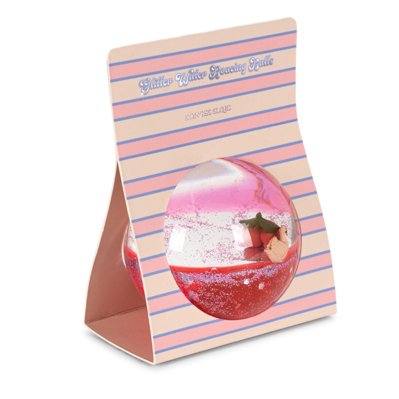 KONGES SLOJD Třpitivá koule - CHERRY