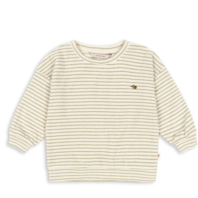 KONGES SLOJD  Mikina ITTY SWEAT - TEA STRIPE Velikost: 7-8Y