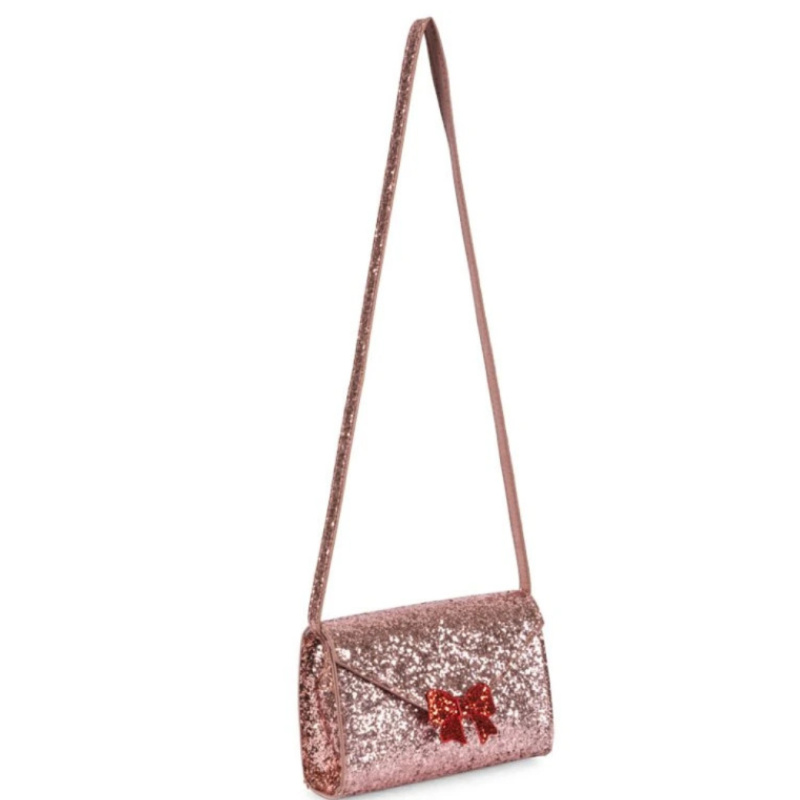 KONGES SLOJD Kabelka přes rameno LOVE LETTER - PINK GLITTER