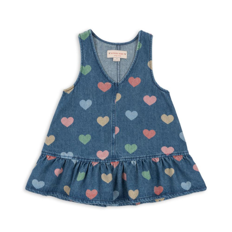 KONGES SLOJD Šaty MAGOT - COEUR COLORÉ Velikost: 5-6y