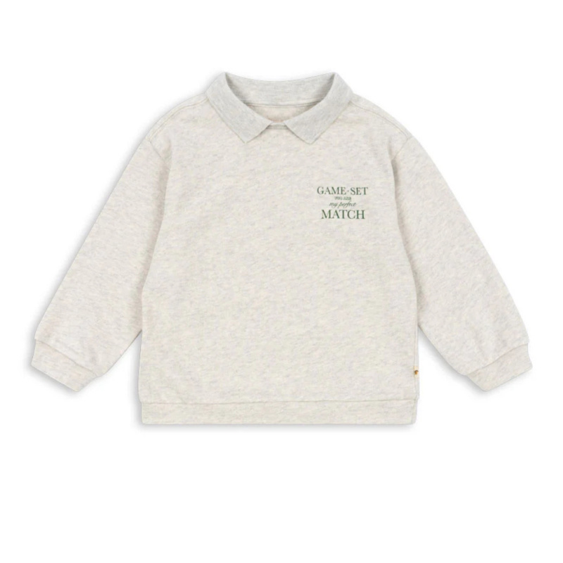 KONGES SLOJD Polokošile SPOTTY - OFF WHITE MELANGE Velikost: 5-6y