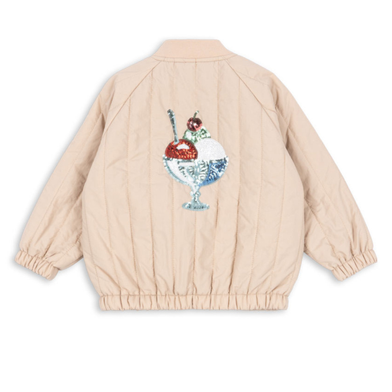 KONGES SLOJD Bomber JUNO SEQUIN - ICE CREAM Velikost: 2y