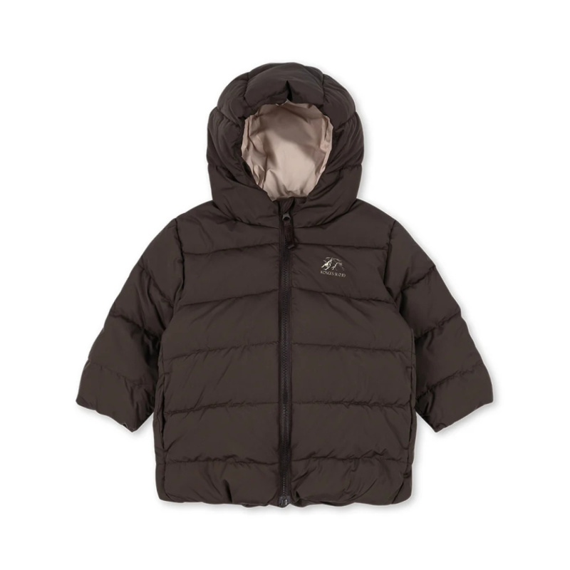 KONGES SLOJD Zimní bunda ALPI - CHOCOLATE BROWN Velikost: 3y