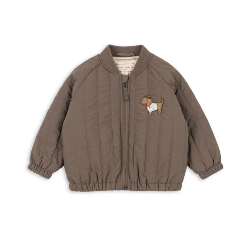 KONGES SLOJD Bomber JUNO TERRY - WALNUT Velikost: 18m