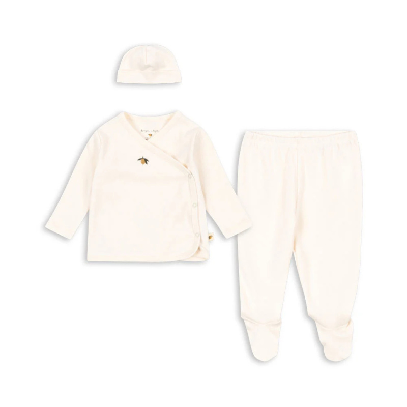 KONGES SLOJD Dárkový set pro miminko - ANTIQUE WHITE Velikost: 6m