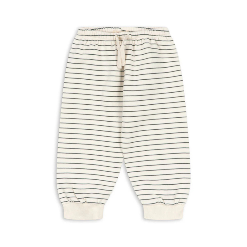 KONGES SLOJD Tepláky AMIO SWEAT - OCS CILANTRO STRIPE Velikost: 2y