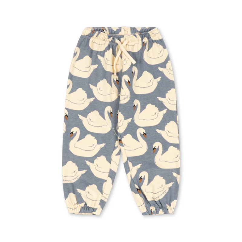 KONGES SLOJD Tepláky LOUPY SWEAT - SWAN Velikost: 3y