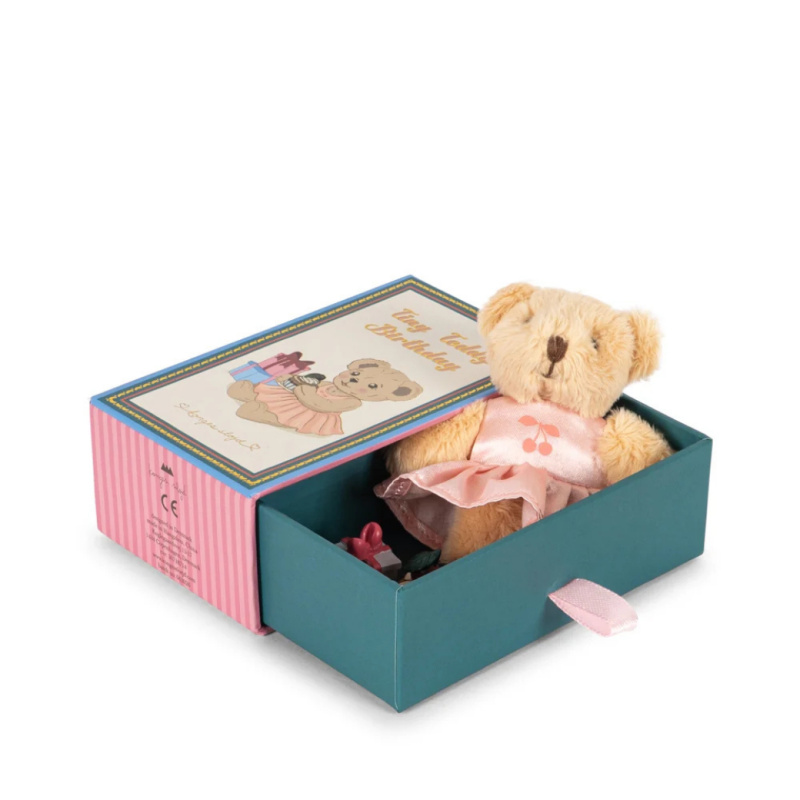 KONGES SLOJD Medvídek TINY  BIRTHDAY - CHERRY
