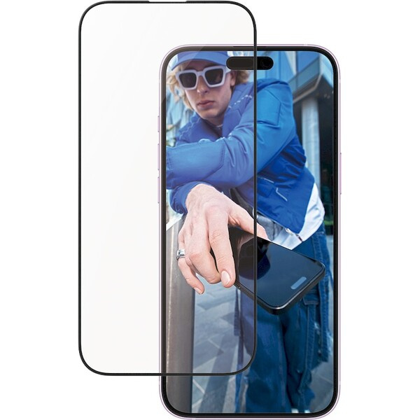 PanzerGlass® Aluminum Ultra-Wide Fit sklo Apple iPhone 16 Plus/15 Plus s instalačním rámečkem