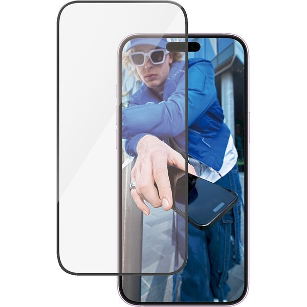 PanzerGlass® Ultra-Wide Fit Apple iPhone 16 Plus/15 Plus s instalačním rámečkem