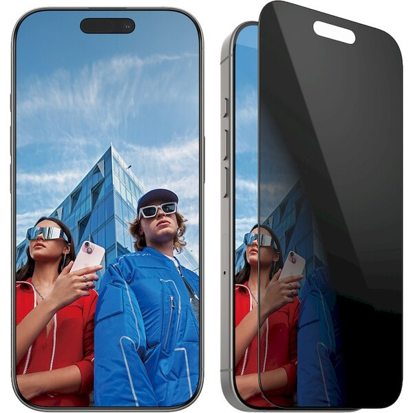 PanzerGlass® Privacy Apple iPhone 16 Pro s instalačním rámečkem
