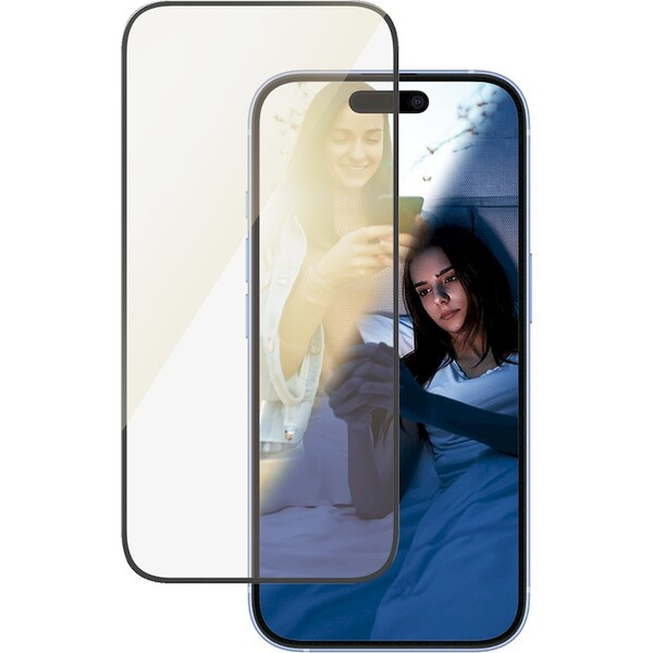 PanzerGlass® EyeCare Apple iPhone 16/15 s instalačním rámečkem
