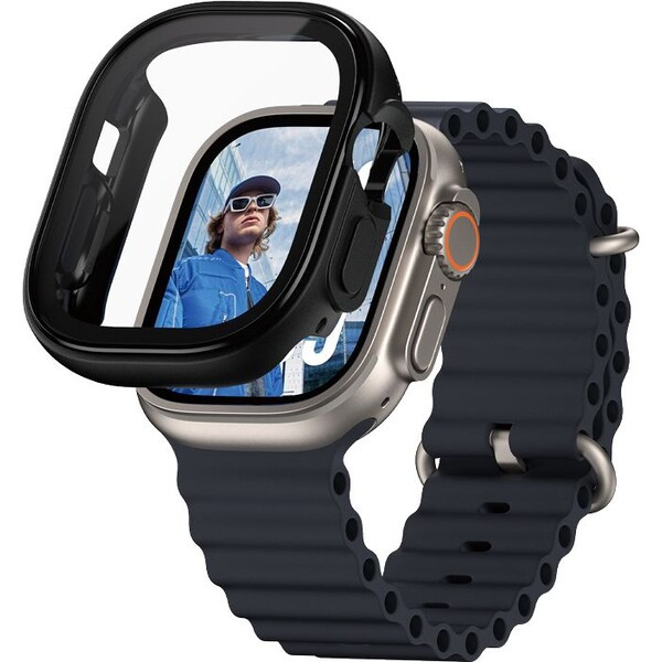 PanzerGlass® Apple Watch Ultra 2/Ultra černý kryt s ochranným sklem
