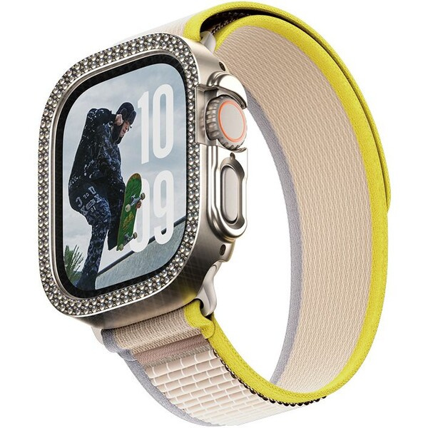 PanzerGlass® SAFE Apple Watch Ultra 2/Ultra bumper třpytivě zlatý rámeček