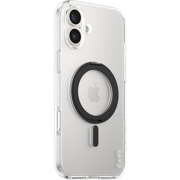 PanzerGlass® CARE kryt Apple iPhone 16 Plus MagSafe KickStand čirý/černý