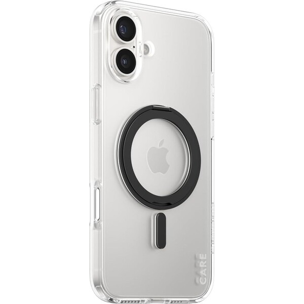 PanzerGlass® CARE kryt Apple iPhone 16 MagSafe KickStand čirý/černý