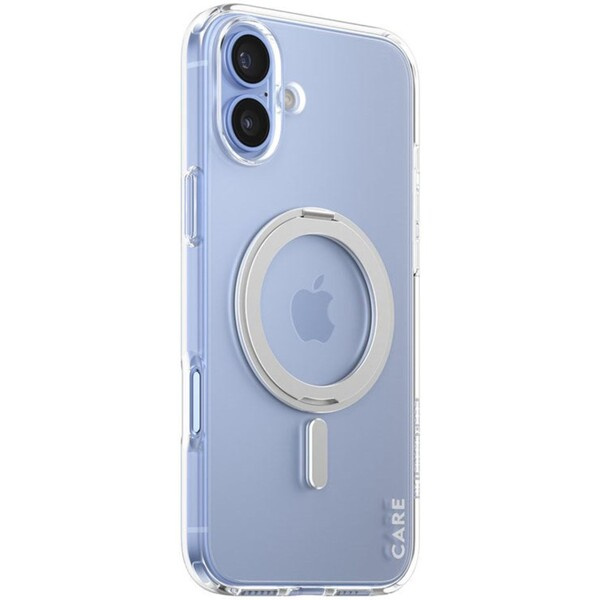 PanzerGlass® CARE kryt Apple iPhone 16 Plus MagSafe KickStand čirý/šedý
