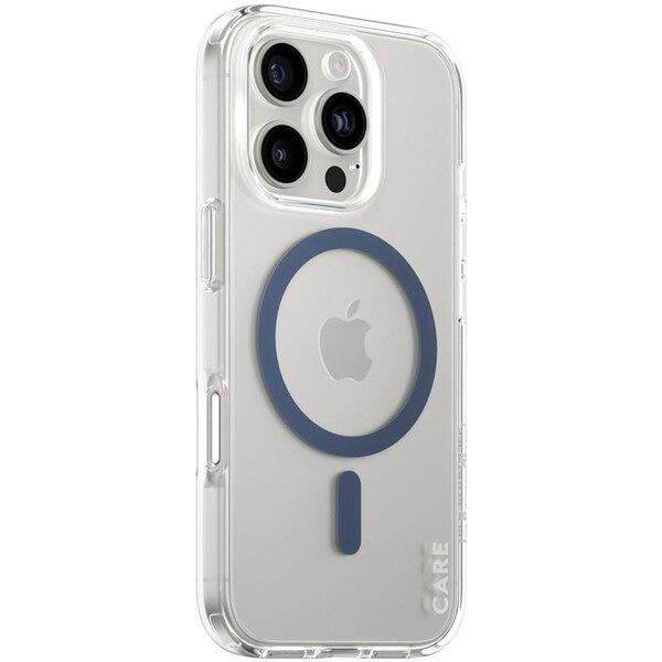 PanzerGlass® CARE kryt Apple iPhone 16 Pro MagSafe Urban Combat čirý/modrý