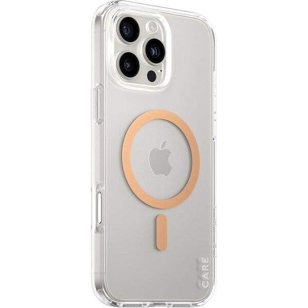 PanzerGlass® CARE kryt Apple iPhone 16 Pro Max MagSafe Urban Combat čirý/broskvový