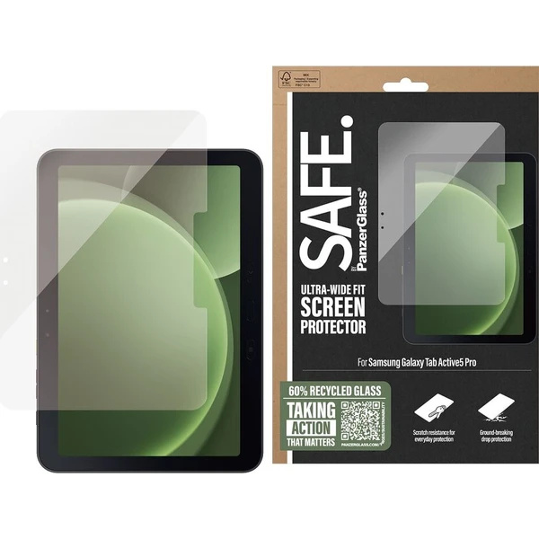 PanzerGlass® SAFE Ultra-Wide Fit sklo Samsung Galaxy Tab Active5 Pro