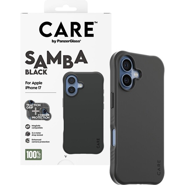 PanzerGlass® CARE Samba kryt s MagSafe Apple iPhone 17 Black