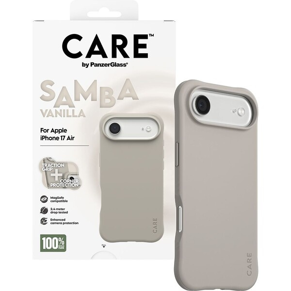 PanzerGlass® CARE Samba kryt s MagSafe Apple iPhone 17 Air Vanilla
