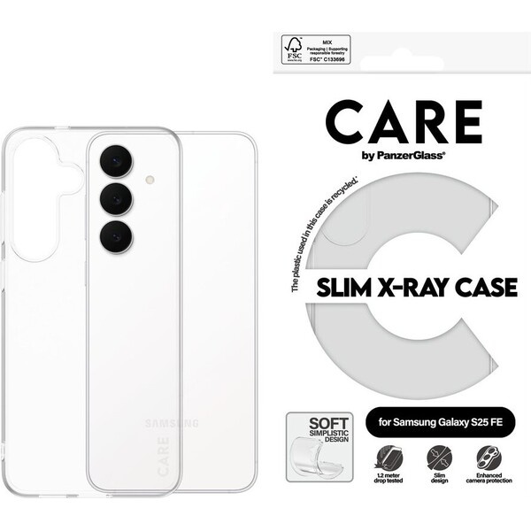 PanzerGlass® CARE X-Ray kryt Samsung Galaxy S25 FE čirý