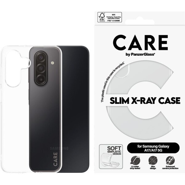 PanzerGlass® CARE X-Ray kryt Samsung Galaxy A17/A17 5G/M17 5G čirý