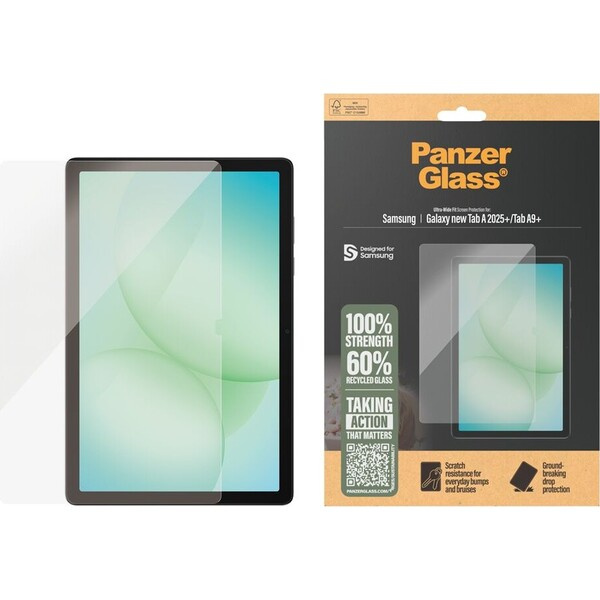 PanzerGlass® Ultra-Wide Fit sklo Samsung Galaxy Tab A11+/Tab A9+